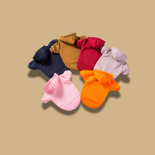 Hoodie Poleron con Gorro para Perros Pequeños y Medianos