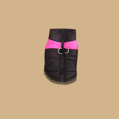 Parka Impermeable Negra para Perros
