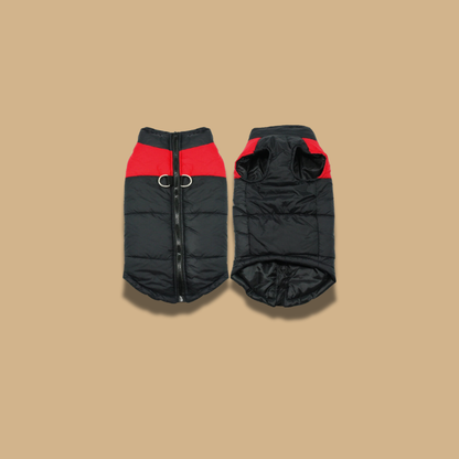 Parka Impermeable Negra para Perros