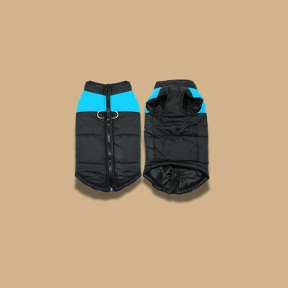Parka Impermeable Negra para Perros