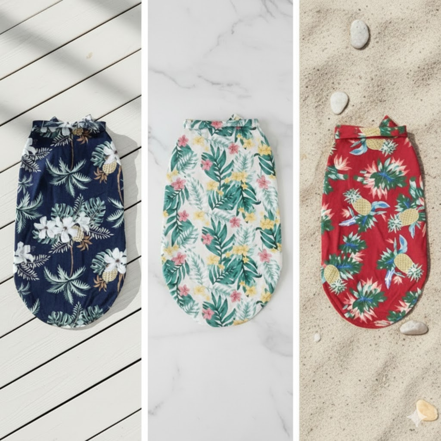 Camisas Aloha Paw - Colección Verano